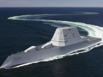 美军爆改“科幻战舰”？专家：烂尾楼打补丁！